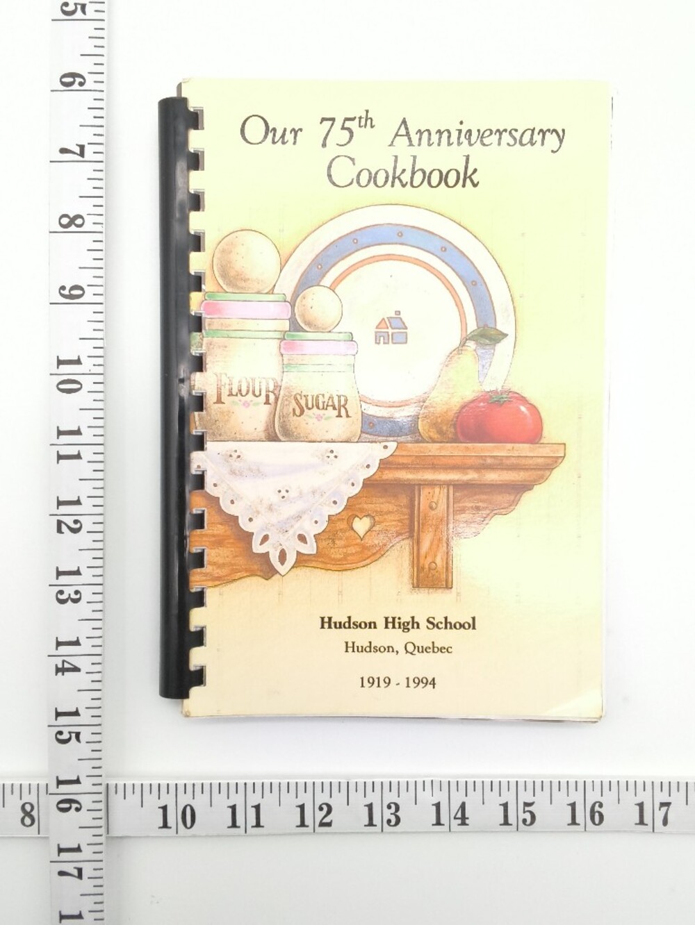 Vintage Hudson High School 75th Anniversary Cookbook 1919-1994 Quebec Canada - Picture 2 of 13